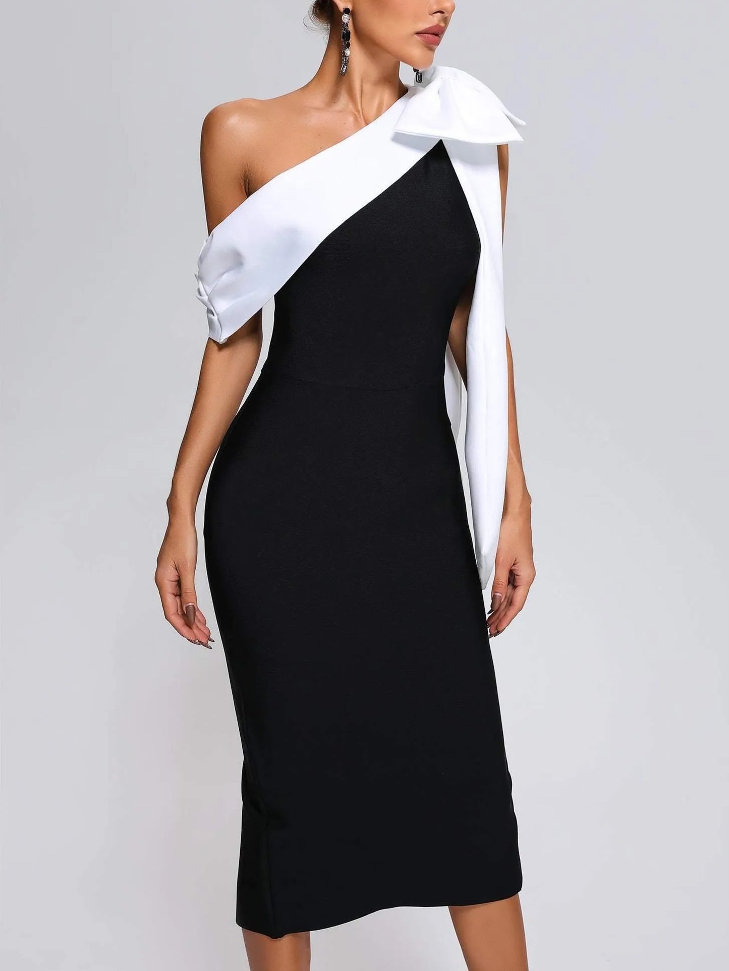 Elza Midi Bandage Dress