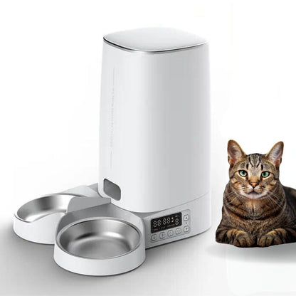 Automatic Pet Cat Feeder - 4L Capacity - Luxandluxy