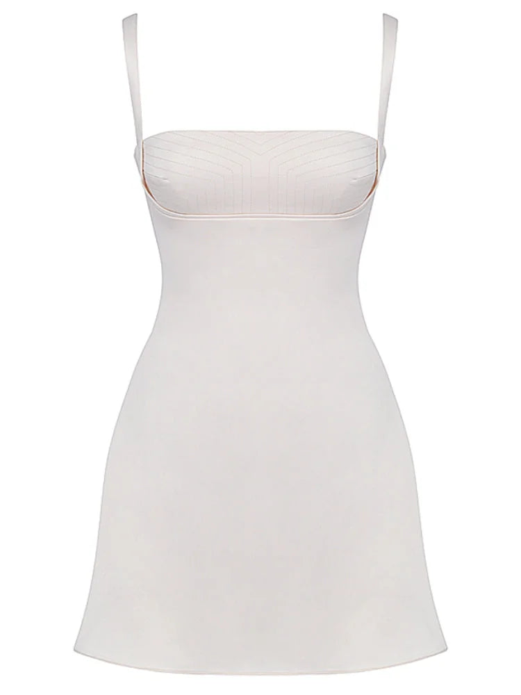 Kara Quartz Cocktail Minidress-Luxandluxy