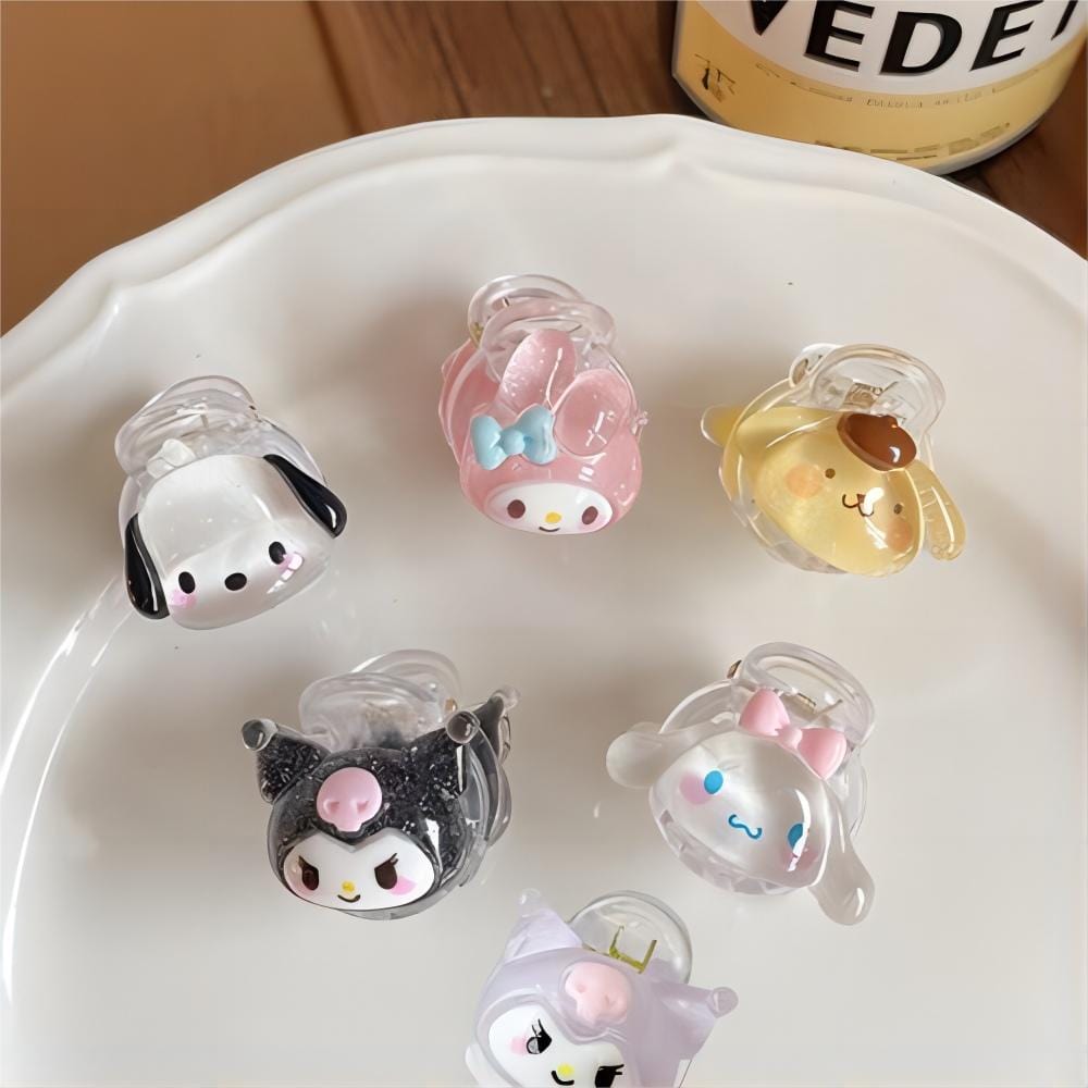 Sanrio Mini Hair Clips 6pcs Set