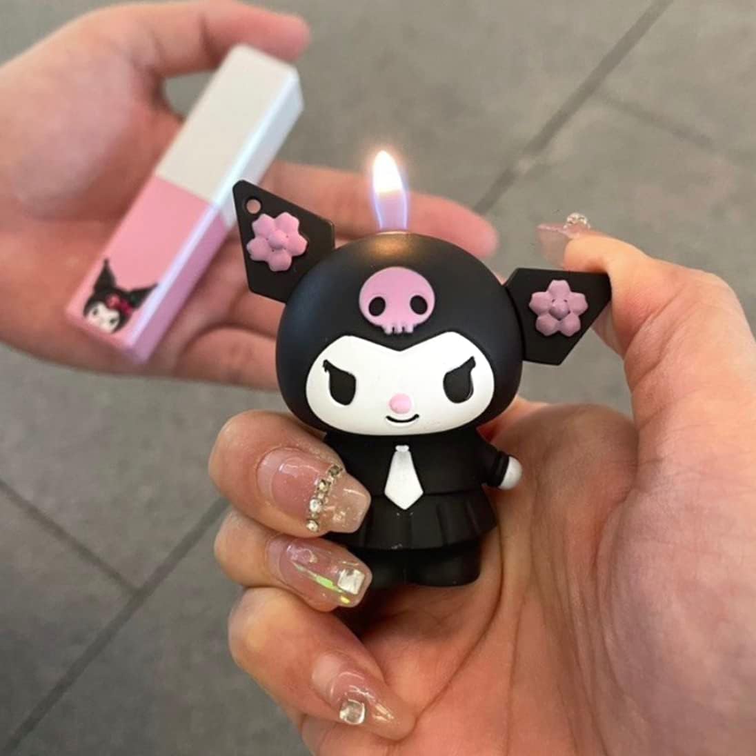 Kuromi 3D Shaped Lighter-Luxandluxy