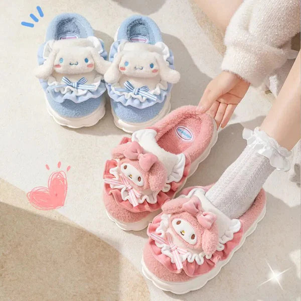 Lovely Sanrio Slippers-Luxandluxy