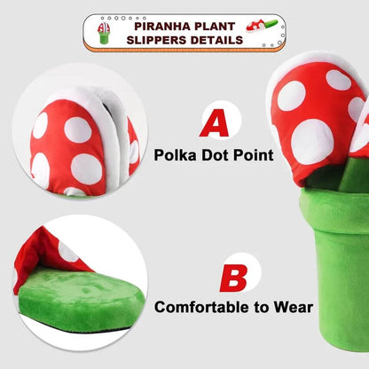 Mushroom Pirhanha Plant Slippers