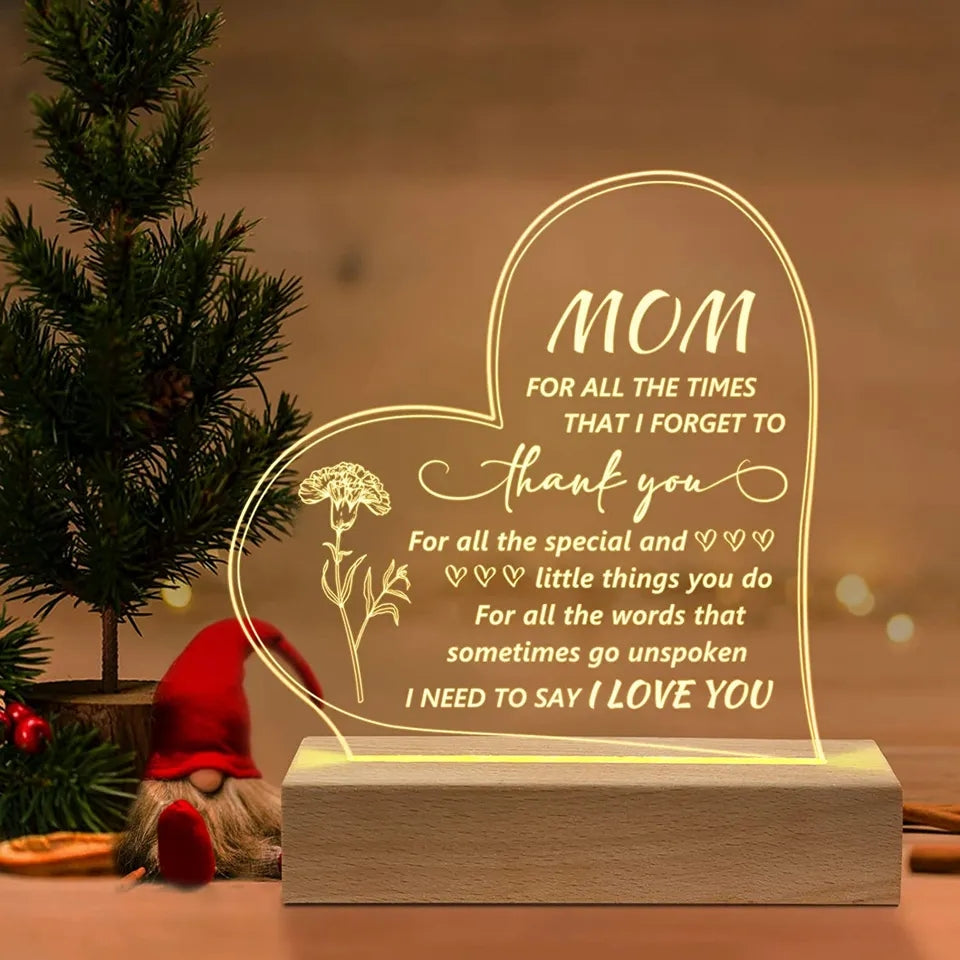 Message Gift Night Lamp-Luxandluxy