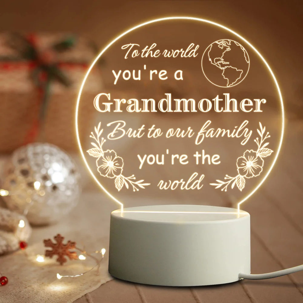 Message Gift Night Lamp-Luxandluxy