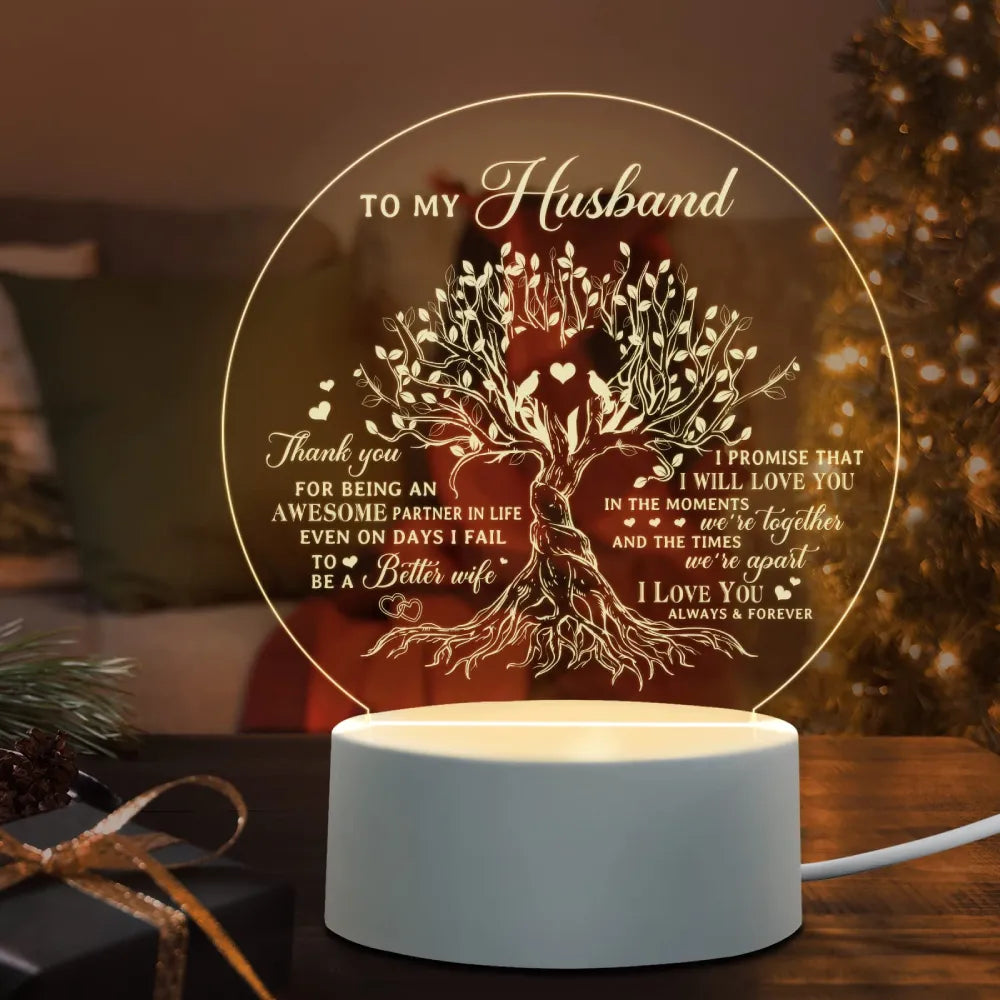 Message Gift Night Lamp-Luxandluxy