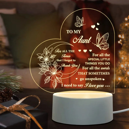 Message Gift Night Lamp-Luxandluxy