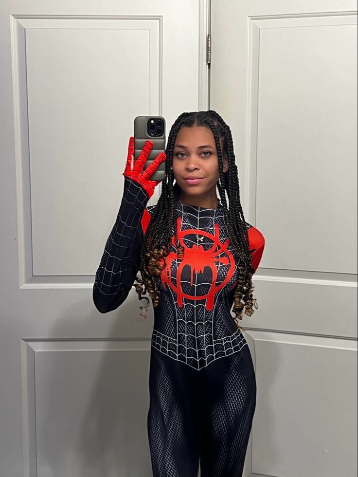 Miles Morales Bodysuit Cosplay Costume-Luxandluxy