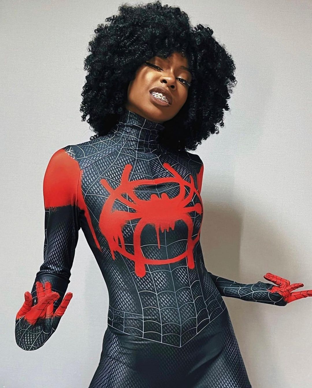 Miles Morales Bodysuit Cosplay Costume-Luxandluxy