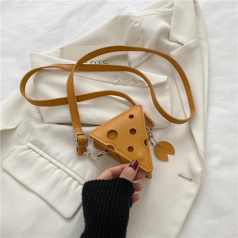 Mini Cheese Shaped Bag-Luxandluxy