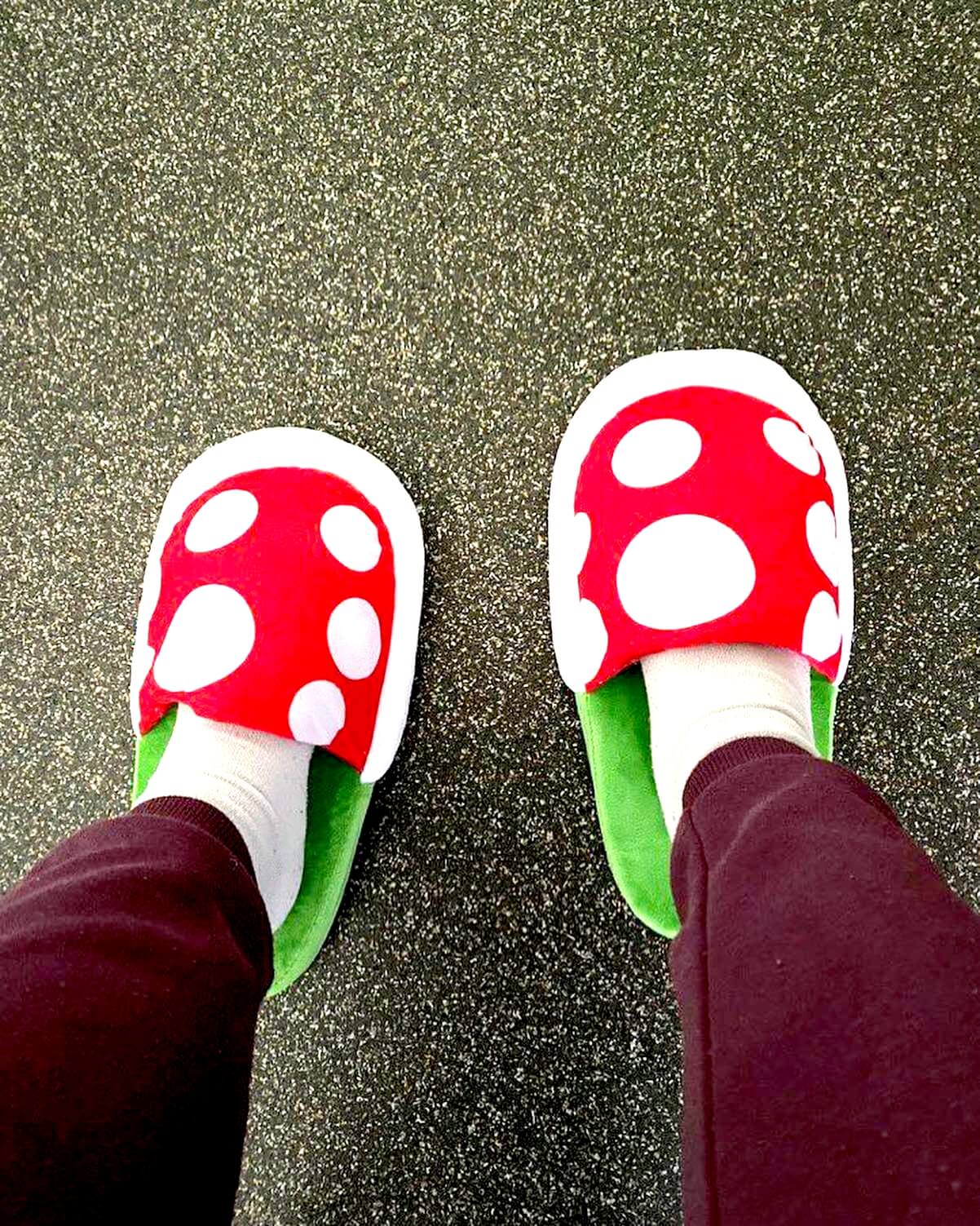 Mario slippers cute plush