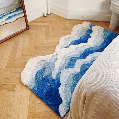 Ocean Wave Area Rug-Luxandluxy