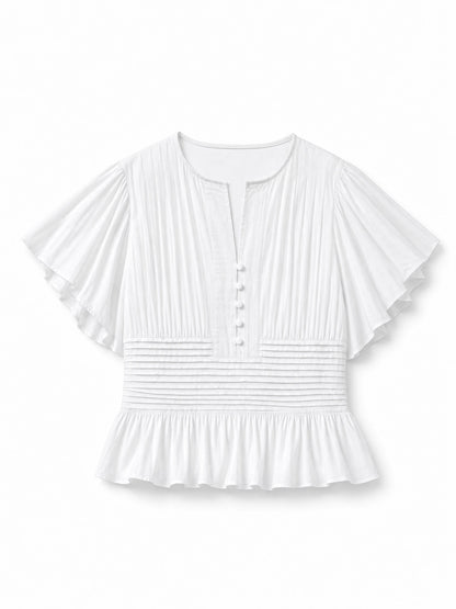 Suzy Mae Peplum Blouse