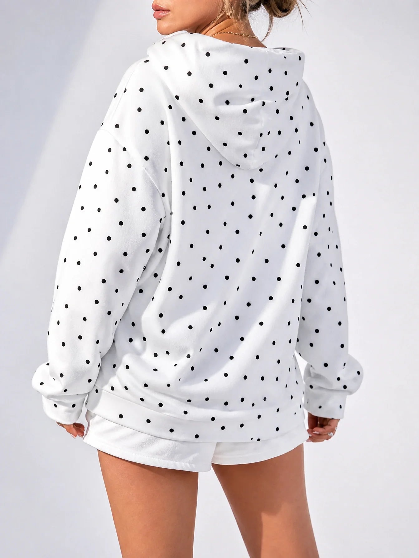 Speckle Polka-Dot Hoodie