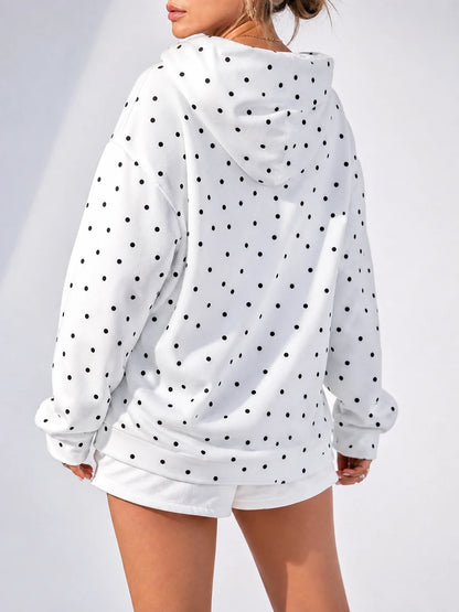 Speckle Polka-Dot Hoodie