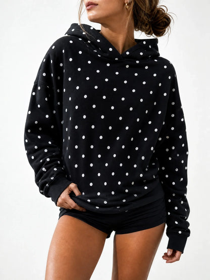 Speckle Polka-Dot Hoodie