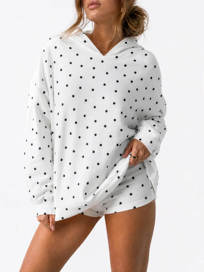 Speckle Polka-Dot Hoodie