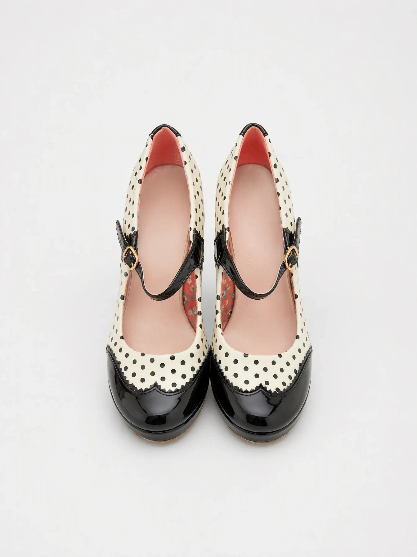 Classical Polka Dot Mary-Jane Heels