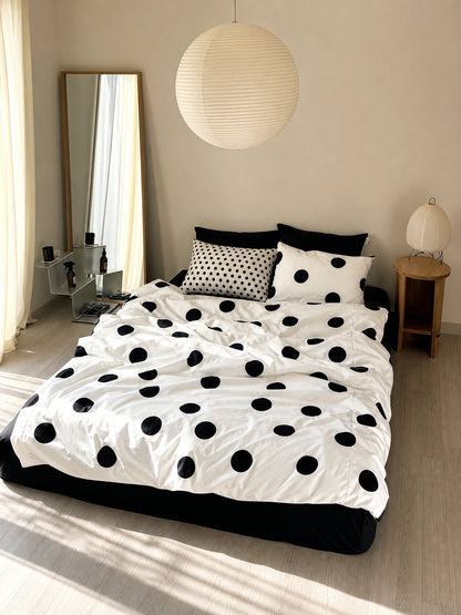 Mottle Polka-dot Bedding Set