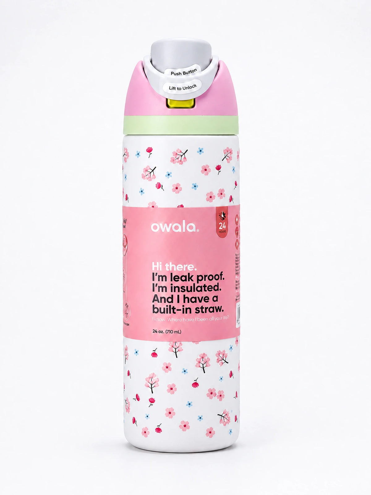 Cherry Blossom Freesip Water Bottle