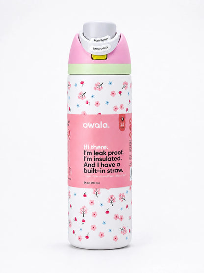 Cherry Blossom Freesip Water Bottle