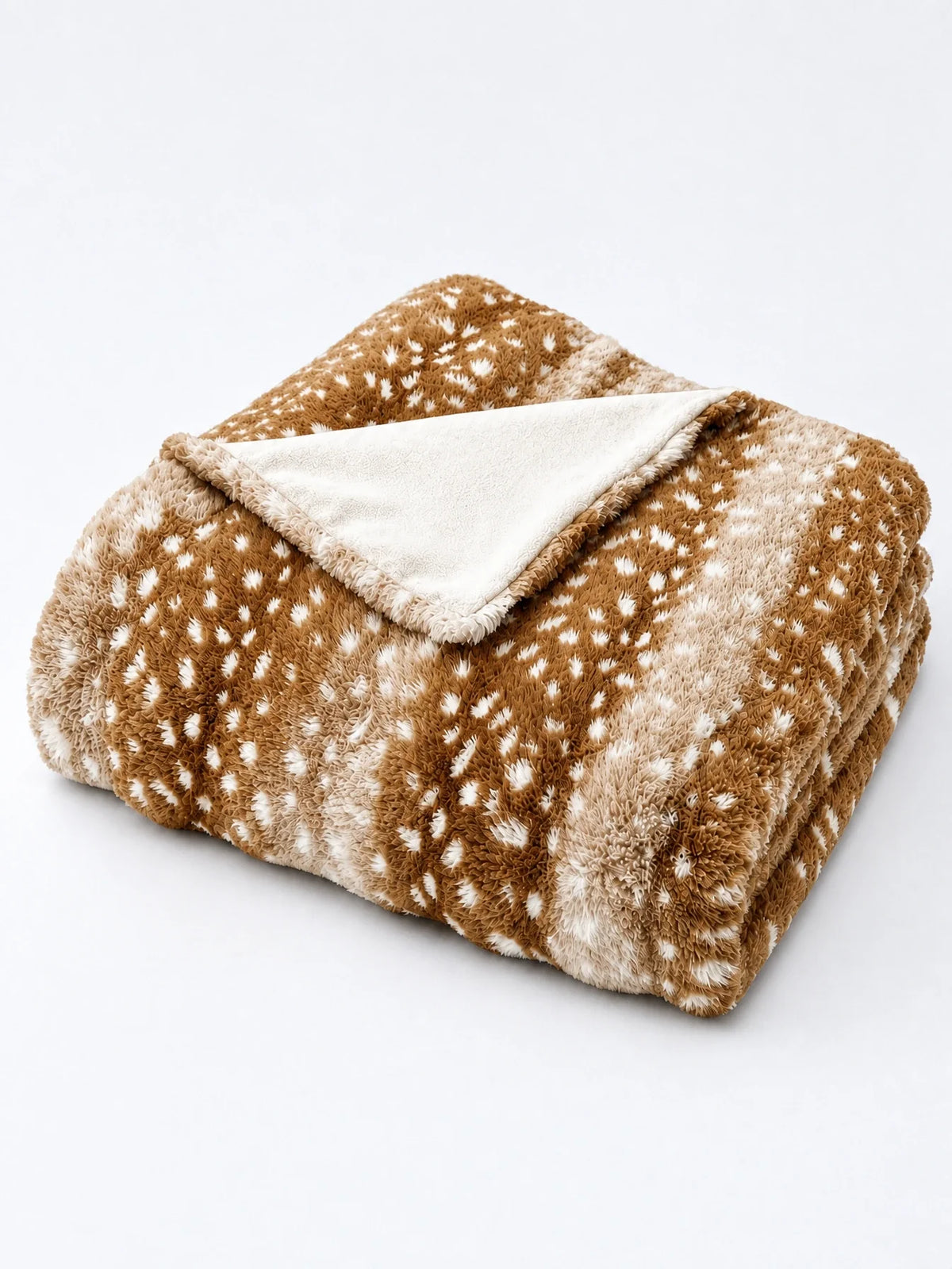 Russet Deer Fawn Plush Blanket