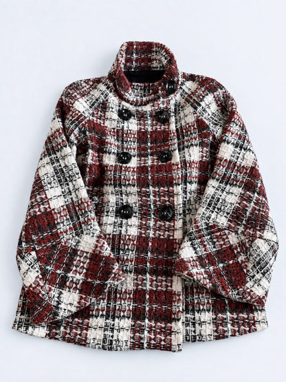 Acajou Tartan Plaid Coat