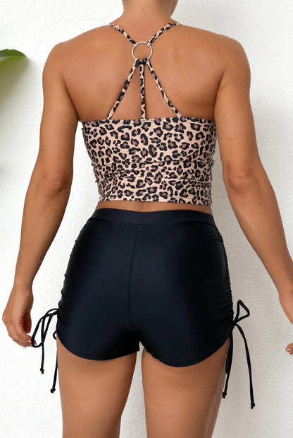 Beach Girl Back Ring Tankini Set