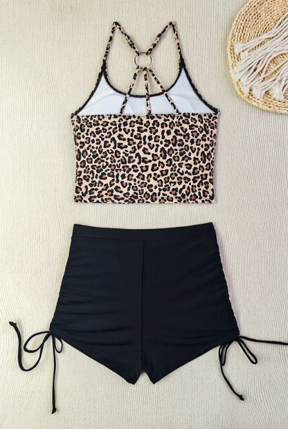 Beach Girl Back Ring Tankini Set