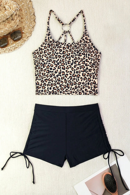 Beach Girl Back Ring Tankini Set