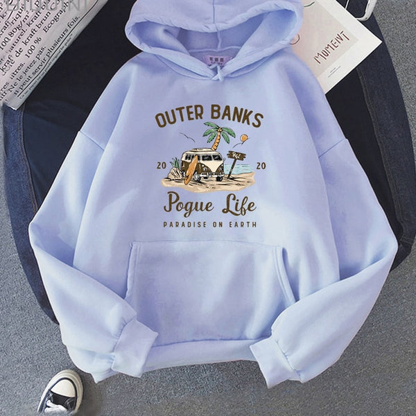 Outer Banks Pogue Life Paradise Hoodie-Luxandluxy