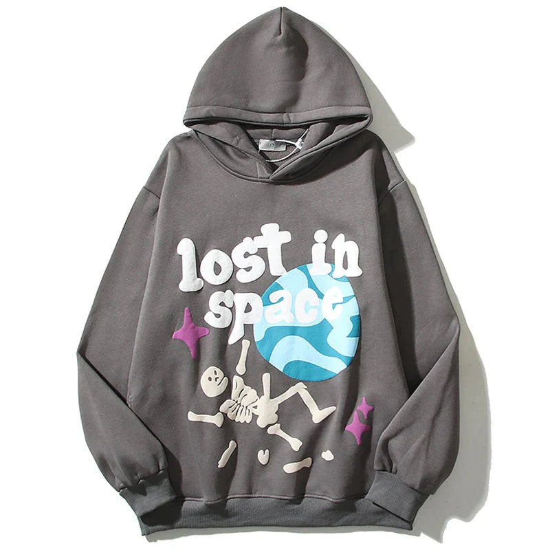 Oversized Y2K Graffiti Hoodie-Luxandluxy