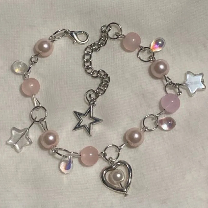 Pearls and Stars Bracelet-Luxandluxy