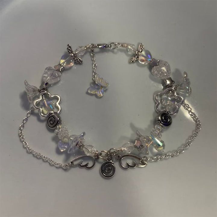 Pearly Angel Wings Star Bracelets-Luxandluxy