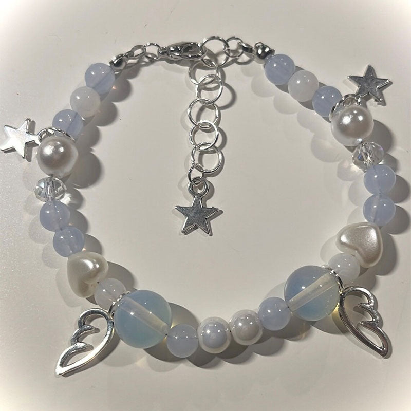 Pearly Angel Wings Star Bracelets-Luxandluxy