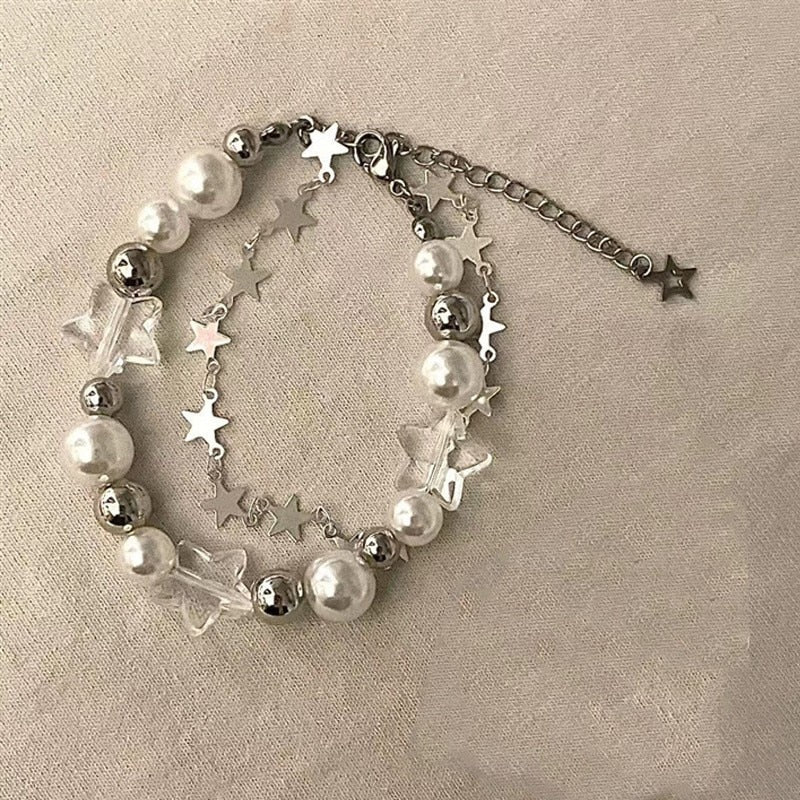 Pearly Angel Wings Star Bracelets-Luxandluxy