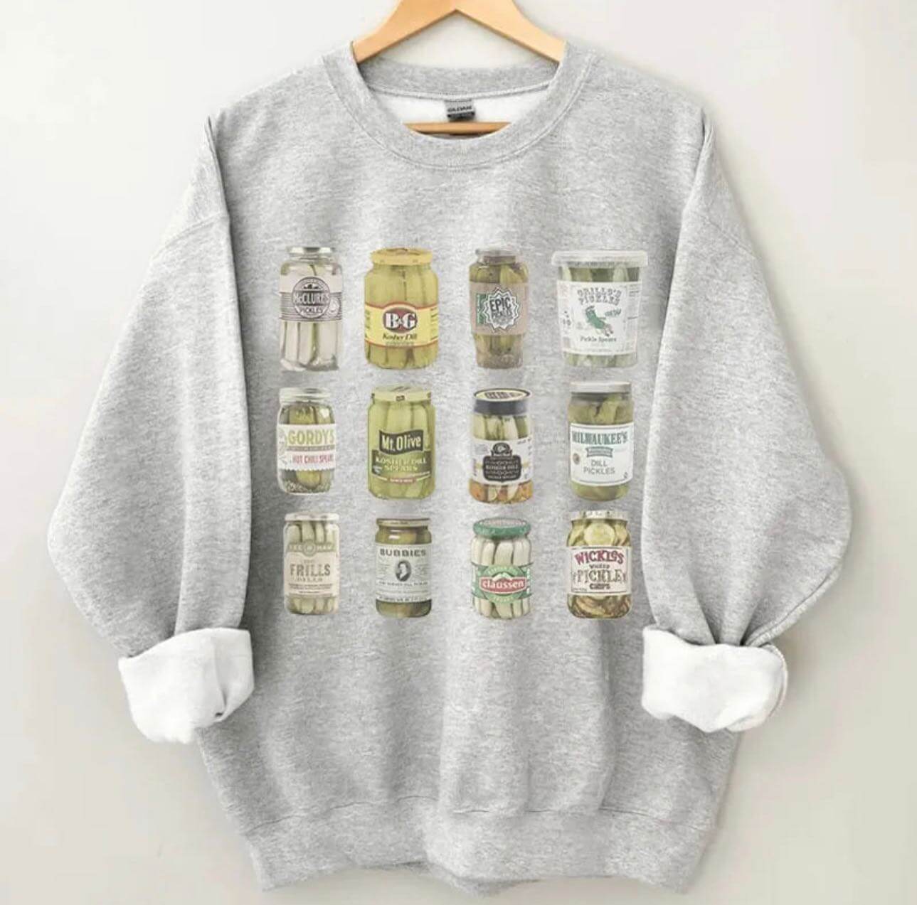 Pickle Jar Sweatshirt-Luxandluxy