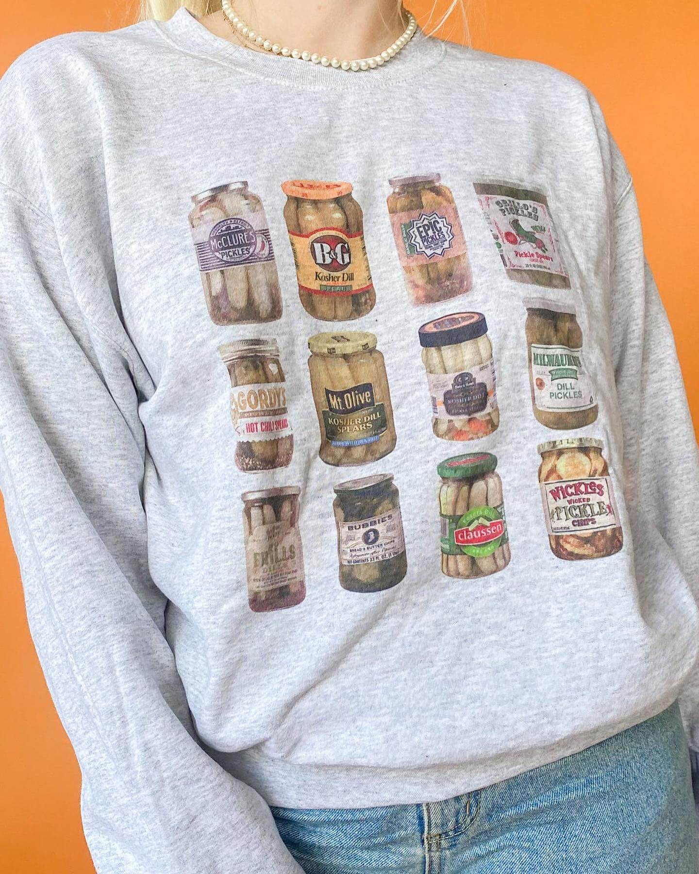 Pickle Jar Sweatshirt-Luxandluxy