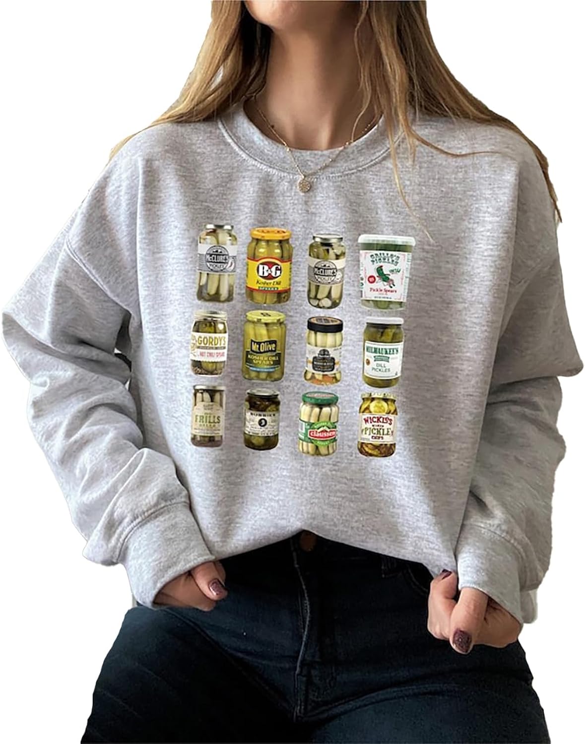 Pickle Jar Sweatshirt-Luxandluxy