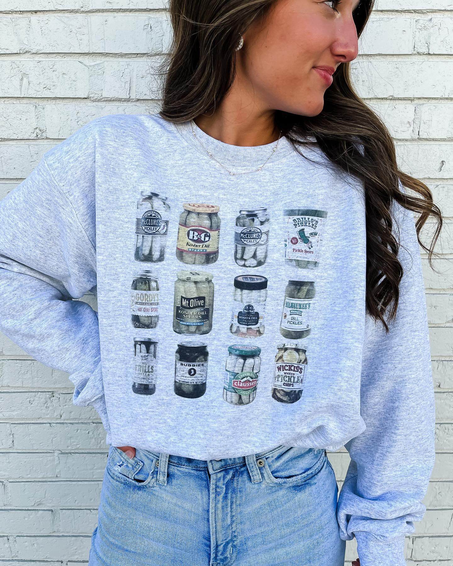 Pickle Jar Sweatshirt-Luxandluxy