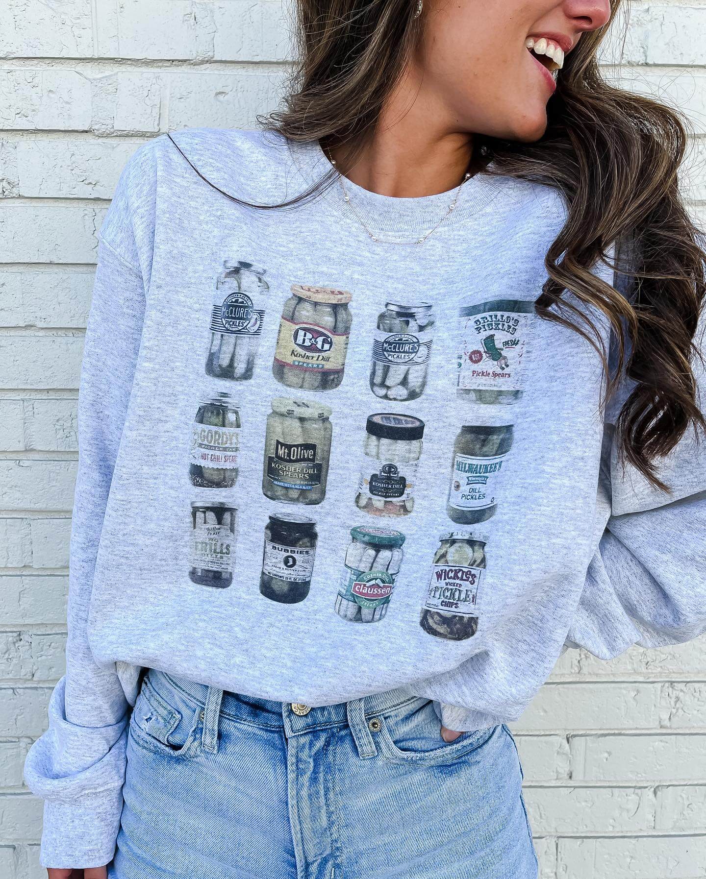 Pickle Jar Sweatshirt-Luxandluxy