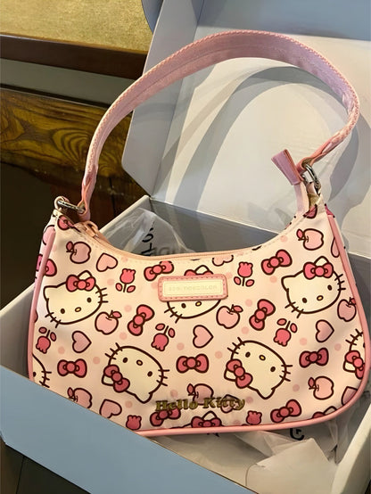 Pink Hello Kitty Shoulder Bag-Luxandluxy