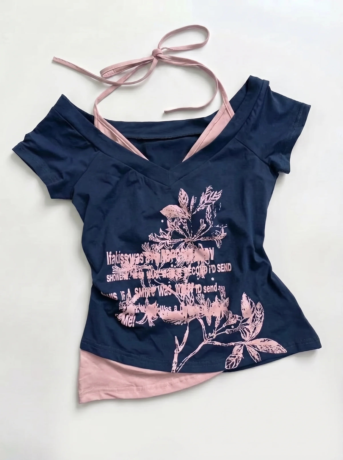 Garden Whisper Halter-strap Top