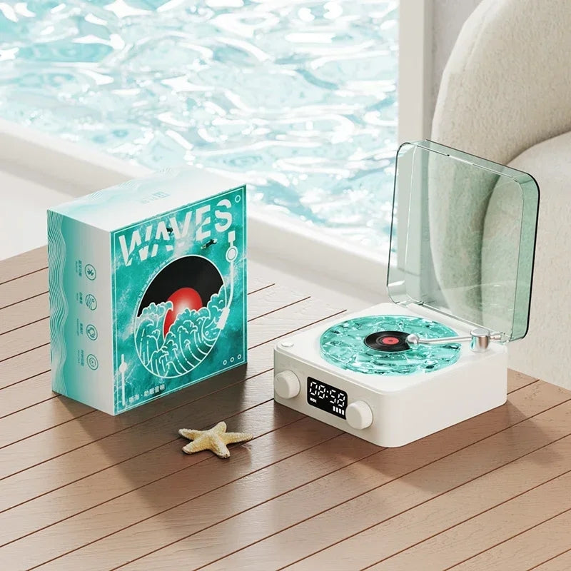 Retro Vinyl Speaker Wave Light-Luxandluxy