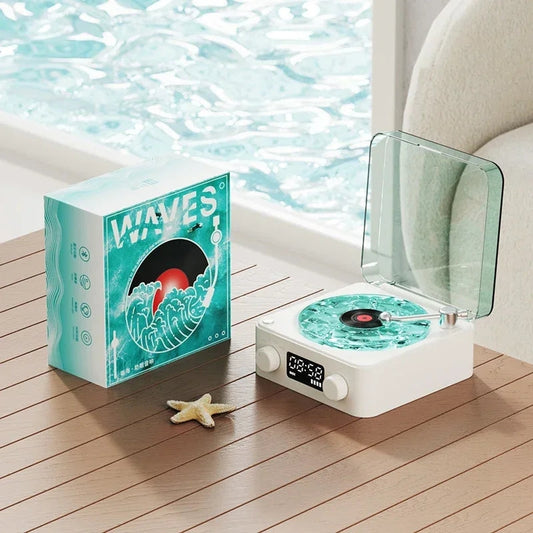 Retro Vinyl Speaker Wave Light-Luxandluxy