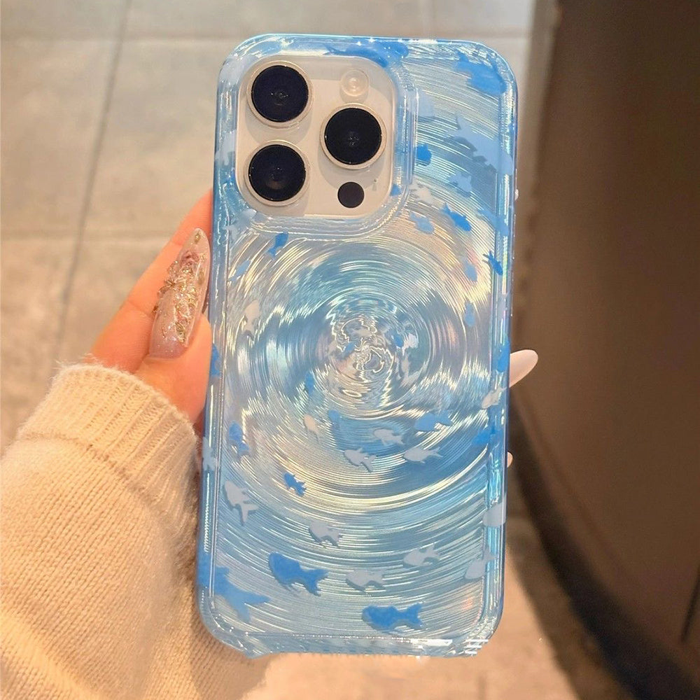 Radial Ripples iPhone Case