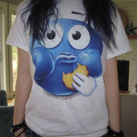 Cookie Muncher Emoji Tee