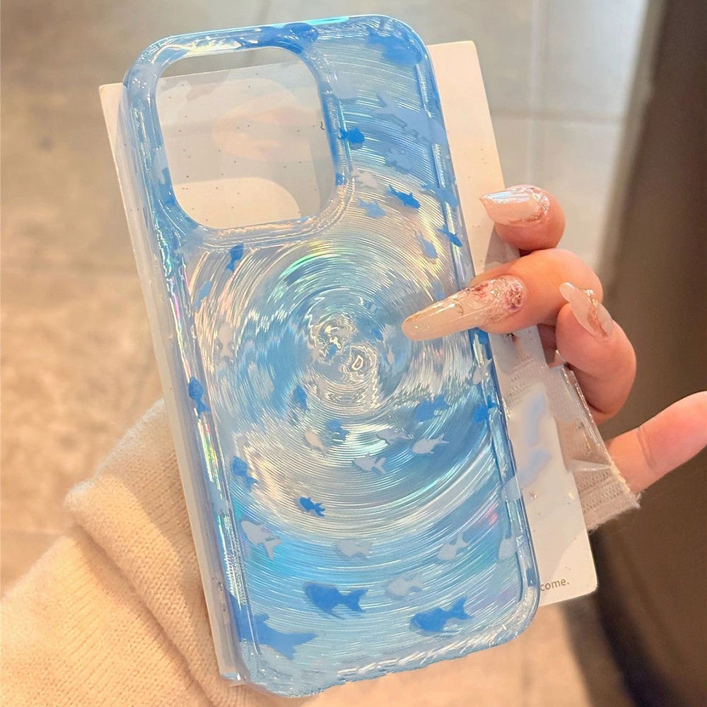 Radial Ripples iPhone Case
