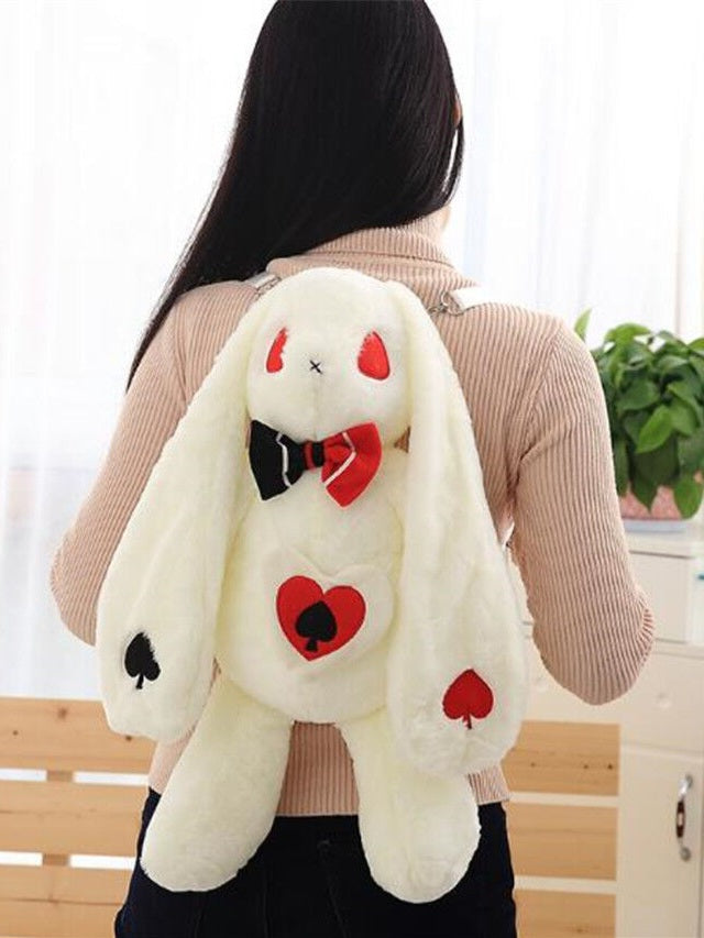 Spades Bunny Plush Backpack