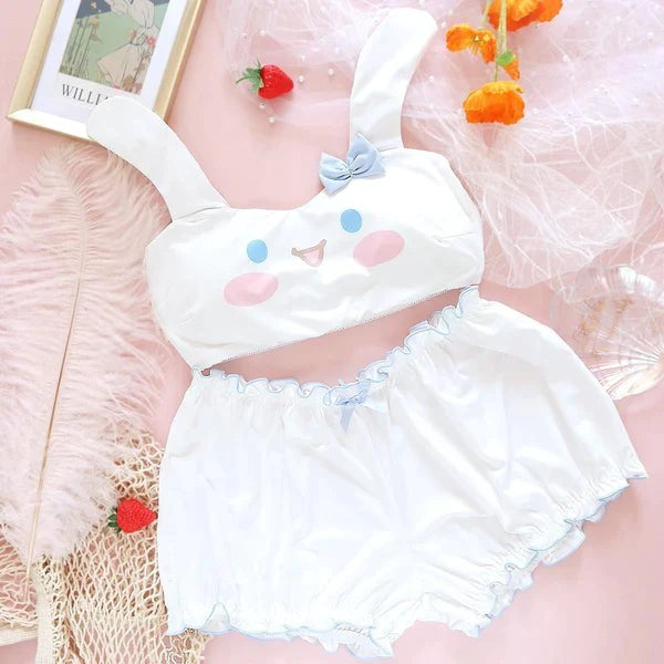 Sanrio Ears Lingerie Pajamas Set-Luxandluxy